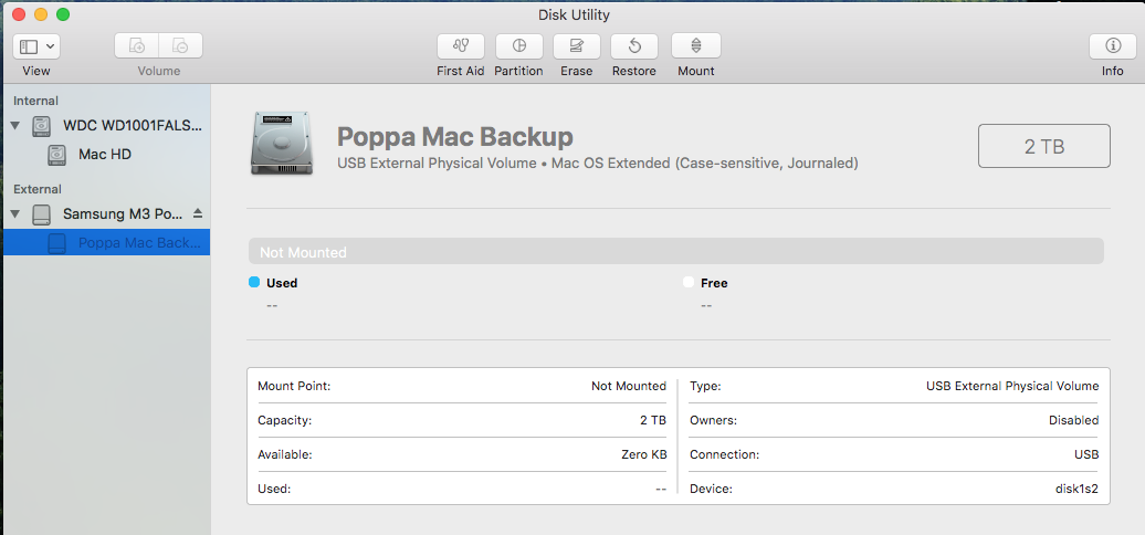 mac os show hidden files on external drive